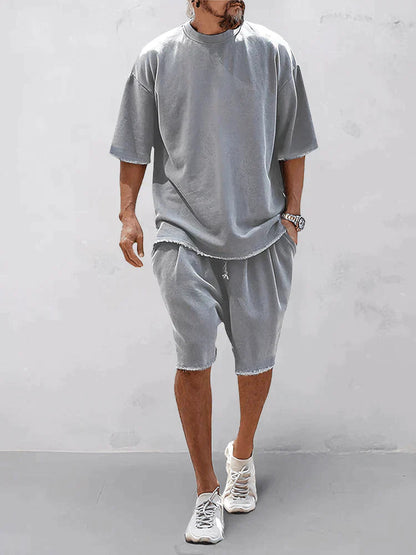 Dumitru | Two Piece Oversized Tee Shorts Set
