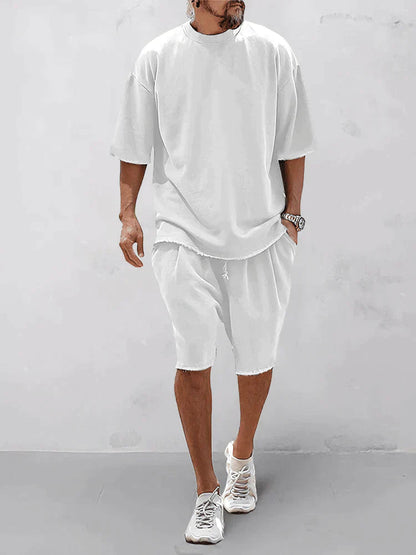 Dumitru | Two Piece Oversized Tee Shorts Set