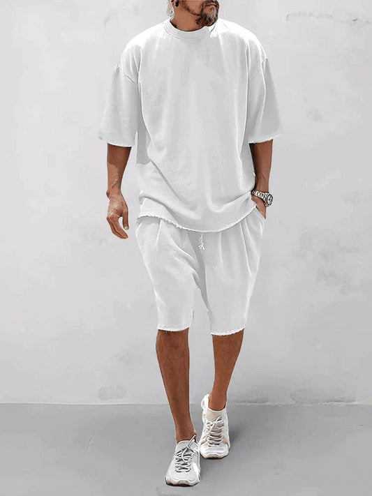 Dumitru | Two Piece Oversized Tee Shorts Set