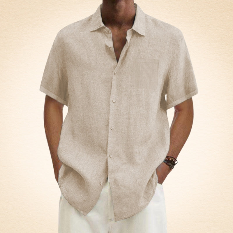 Lavrov | Short Sleeve Button-Up Collared Shirt