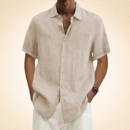 Lavrov | Short Sleeve Button-Up Collared Shirt