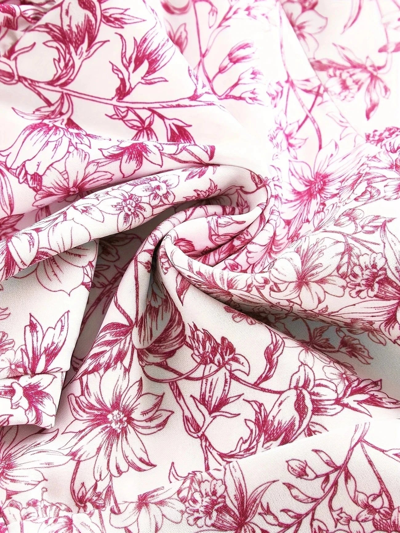 Ortagus | Dress Floral Ruffle Tie Strap Mini