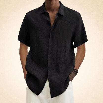 Lavrov | Short Sleeve Button-Up Collared Shirt