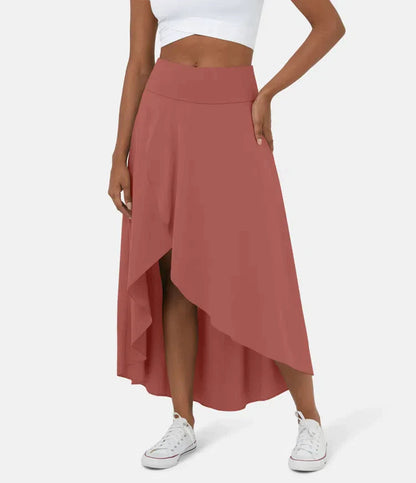 Keisha | Skirt High Waist Asymmetric Ruffle Hem
