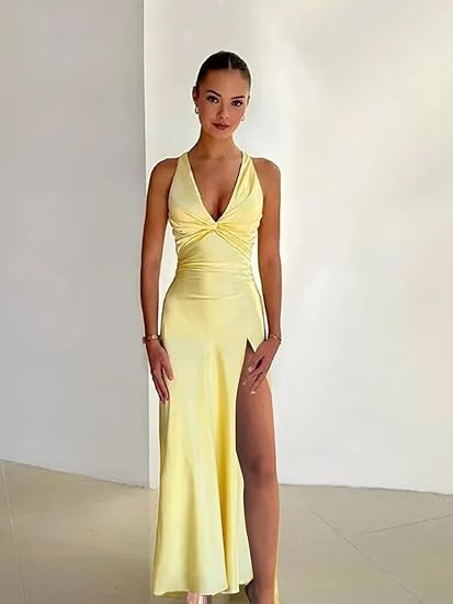 Fabiola | Sleeveless V-Neck Maxi Dress