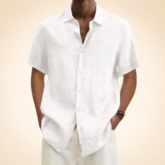 Lavrov | Short Sleeve Button-Up Collared Shirt