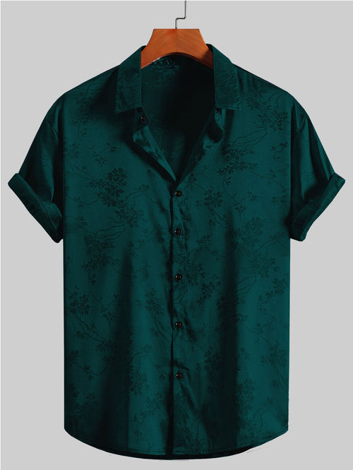 Bogdan | Short Sleeve Floral Pattern Shirt