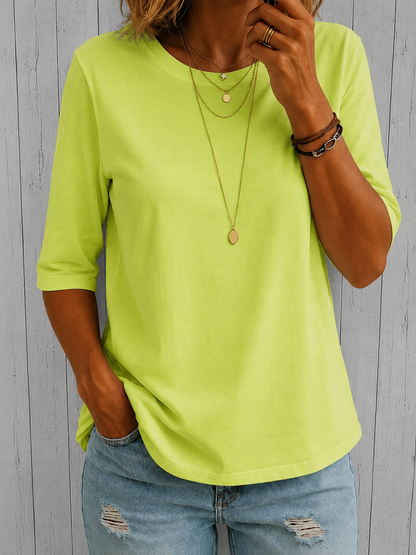 Beela | T Shirt Crew Neck Half Sleeve