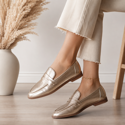 Lujain | Moccasins Flat Slip On Loafer Shoes