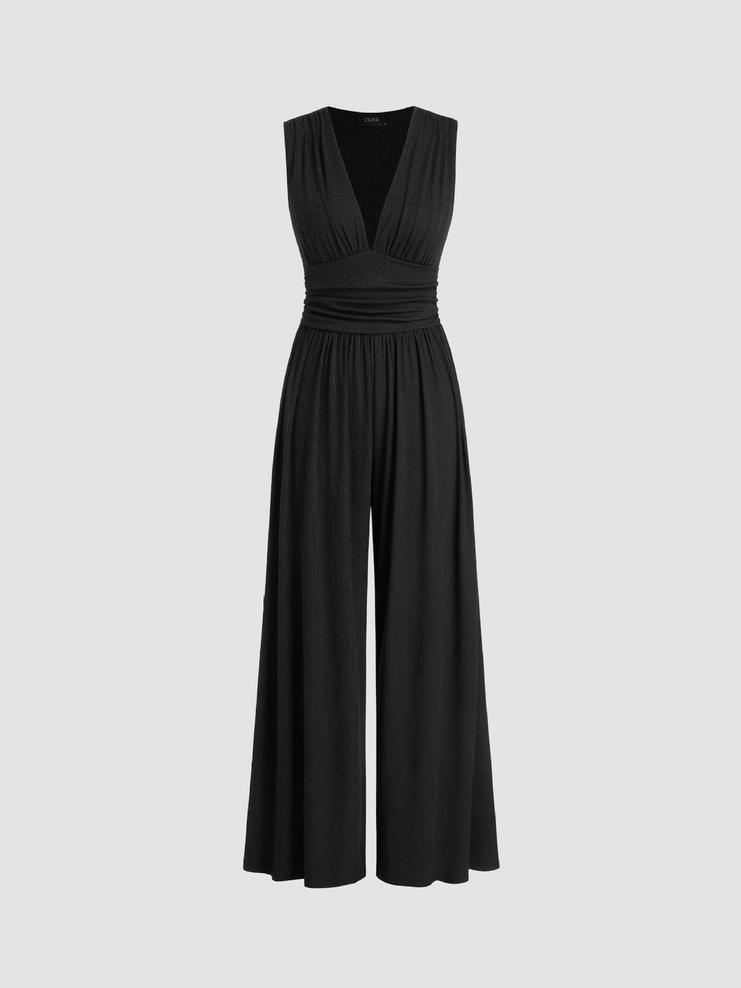 Donna | Jumpsuit Sleeveless V Neck Wide Leg