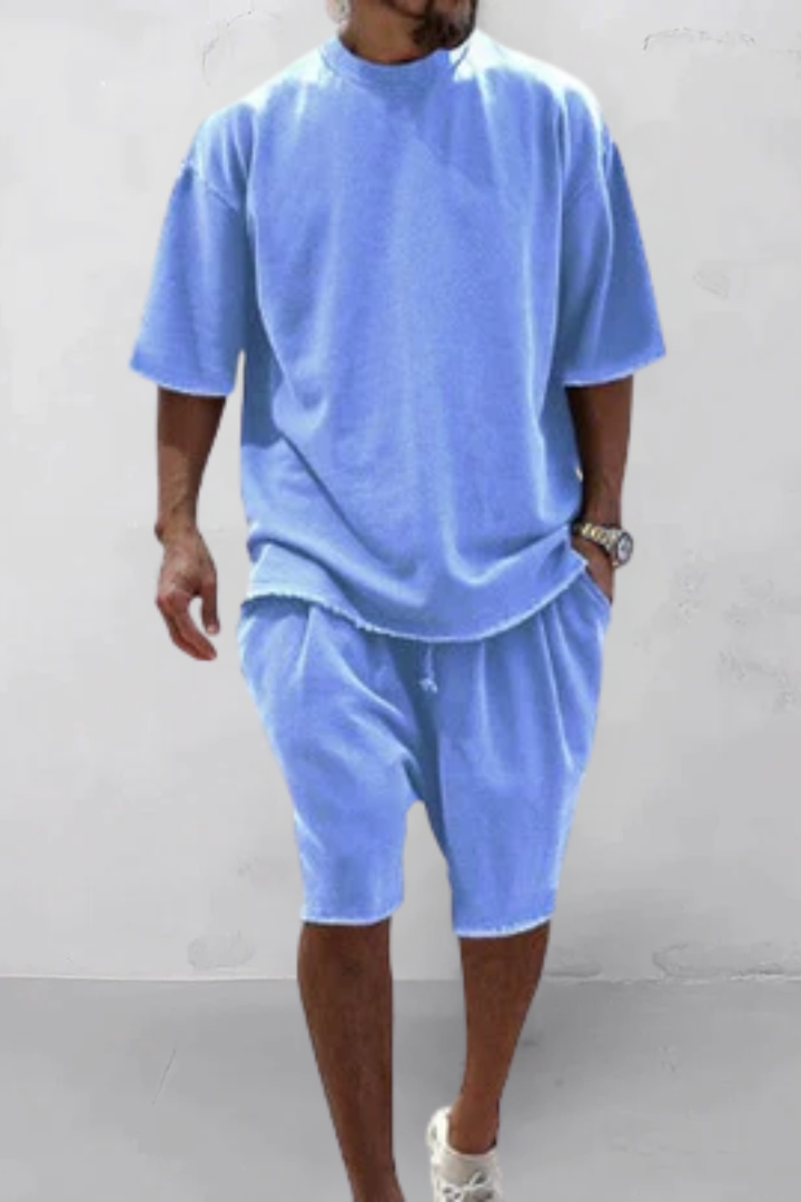 Dumitru | Two Piece Oversized Tee Shorts Set