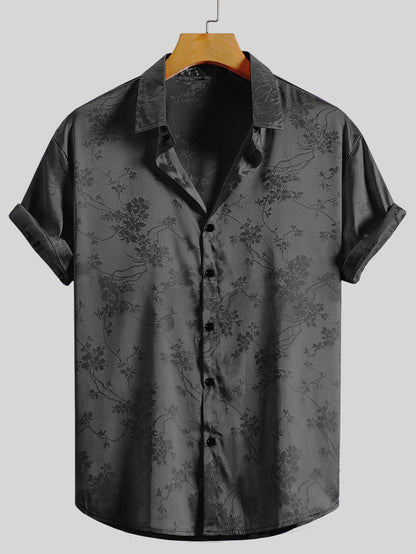Bogdan | Short Sleeve Floral Pattern Shirt
