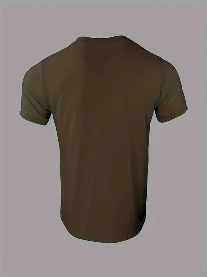 Eligio | Henley T Shirt Short Sleeve Fit