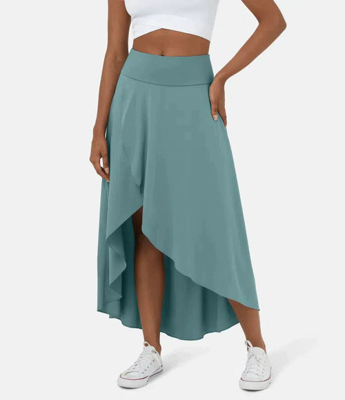 Keisha | Skirt High Waist Asymmetric Ruffle Hem