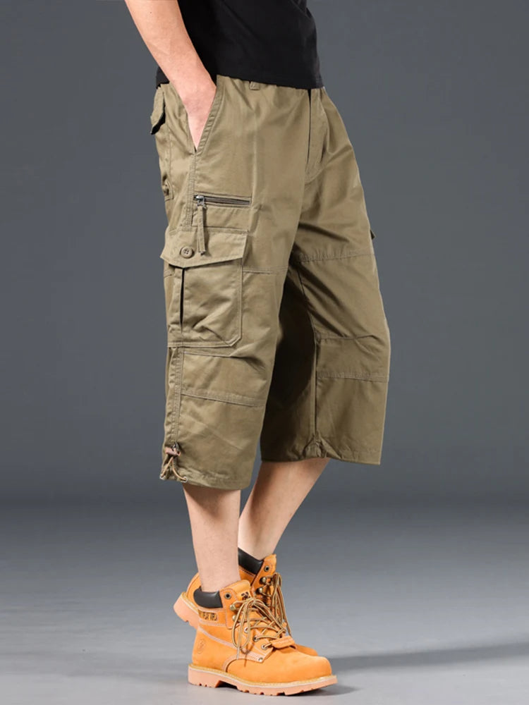 Esman | Cargo Three-Quarter Pocket Shorts