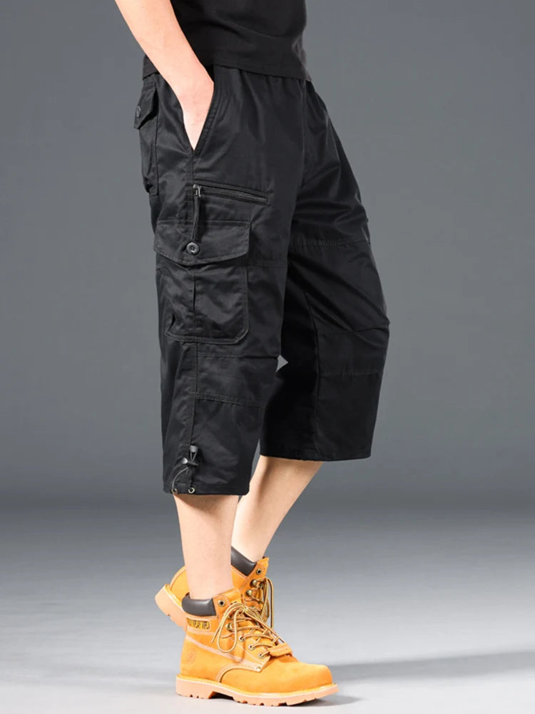 Esman | Cargo Three-Quarter Pocket Shorts