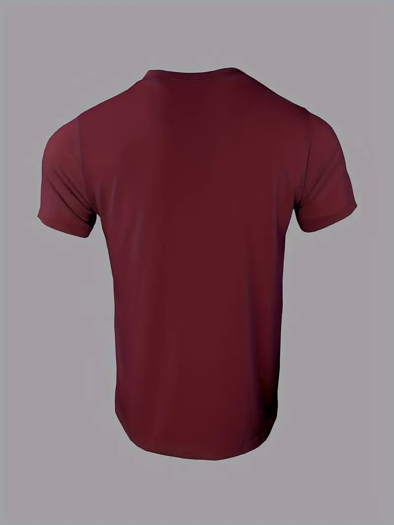 Eligio | Henley T Shirt Short Sleeve Fit