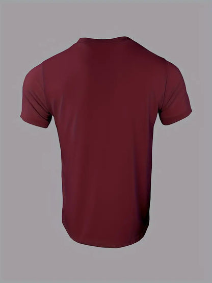 Eligio | Henley T Shirt Short Sleeve Fit