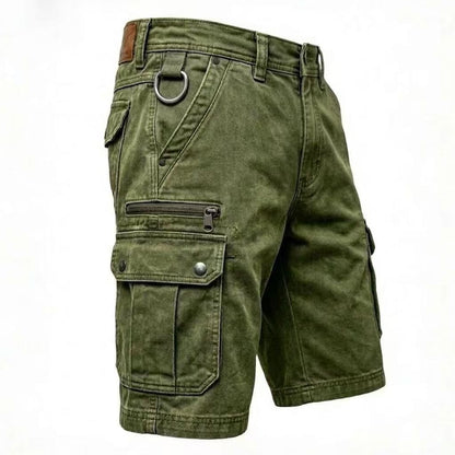 Pezeshkian | Cargo Shorts With Washed Utility Pockets