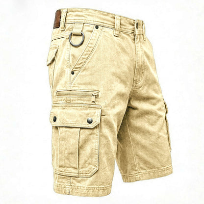Pezeshkian | Cargo Shorts With Washed Utility Pockets