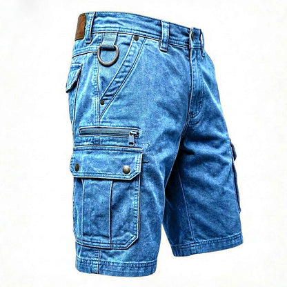 Pezeshkian | Cargo Shorts With Washed Utility Pockets